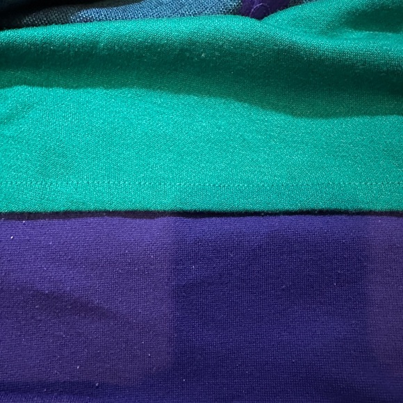 Alfred Dunner Vintage 1990s Y2K Jewel Tone Floral Layered Cardigan Sweater Small - Picture 15 of 16